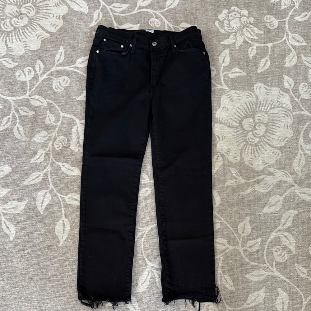 Edwin Black Ankle Cropped Jeans